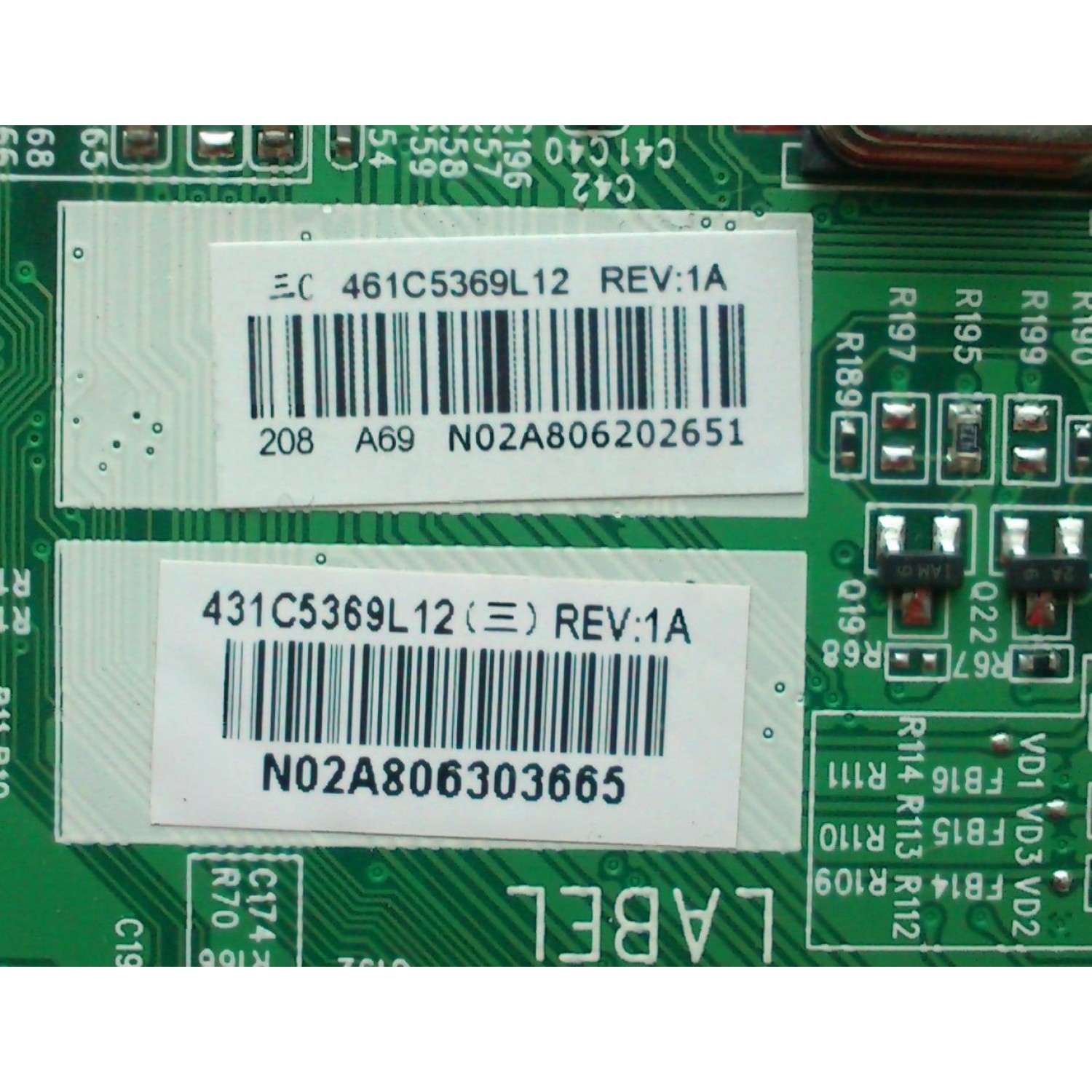 MAIN / SANYO 431C5369L12 / 461C5369L12 / SSD42T / VTV-L42612 / MODELO DP46142	 - Imagen 2